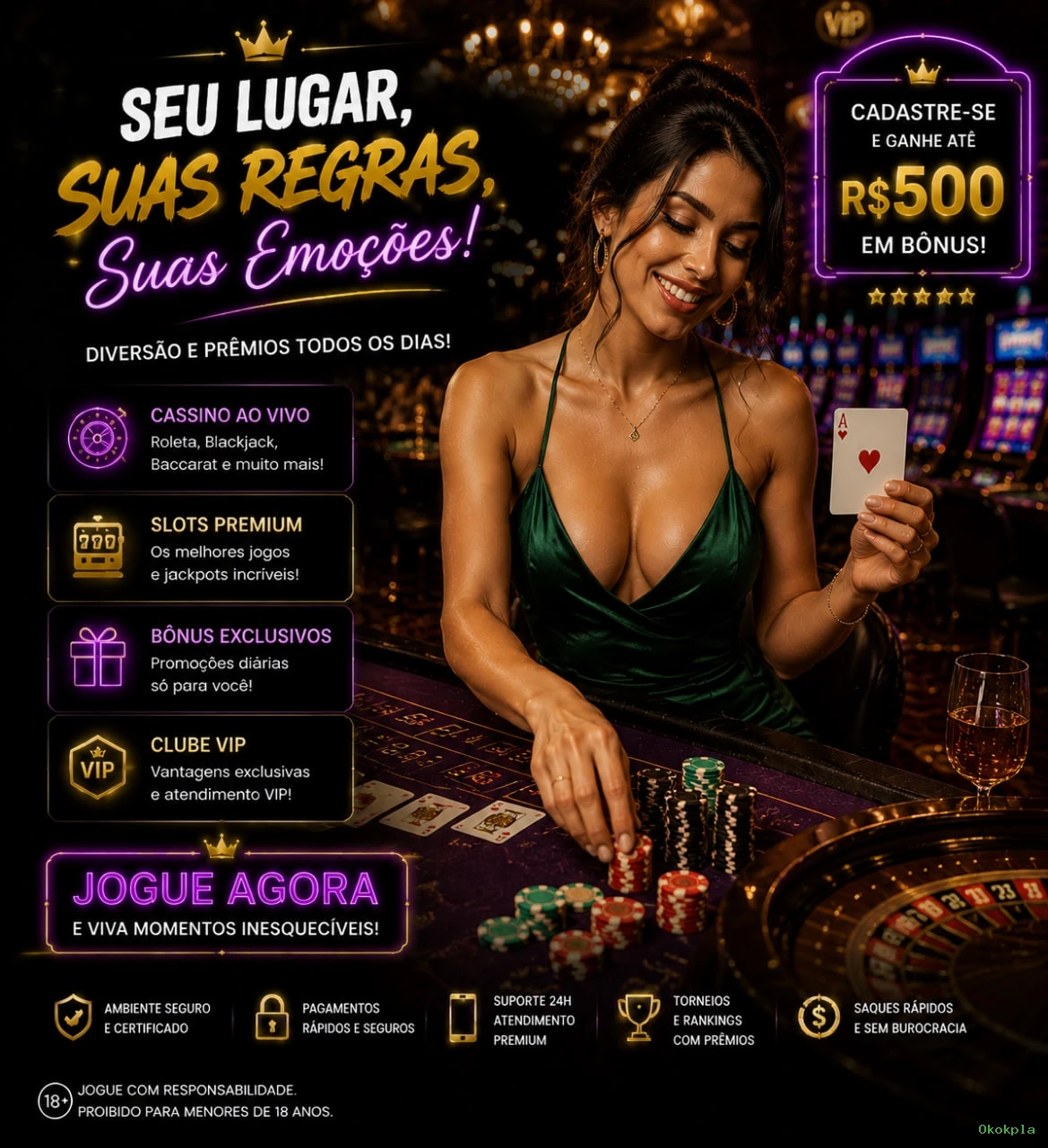 Página oficial da Okokpla no Facebook